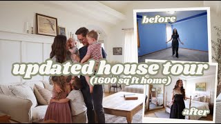 Updated House Tour (with before and afters!!!) 1600 sq ft home for our family of