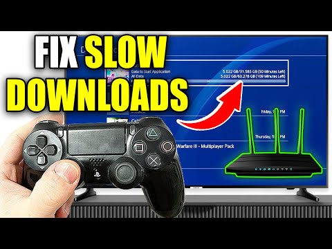 Why is my PS4 suddenly downloading slow?