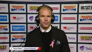 Tomas Mitell efter matchen | Intervju | Skellefteå AIK - Färjestad BK | 2024-10-24