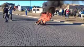 Protest action in Thembalethu