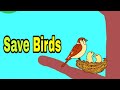 Don't hunt birds | life of mother bird | Rizwan Azeem Animations