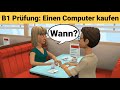 Oral exam German B1 | Planning something together/dialogue | talking Part 3: Buying a computer