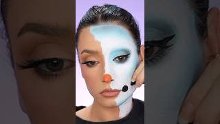 My snowman and me ☃️ Any Christmas look requests?! #makeuptutorial #sfx #makeupvideo