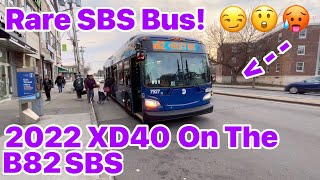 ⁴ᴷ⁶⁰ MTA NYCT ENYD : * Exclusive * 2022 New Flyer Xcelsior XD40 On The B82 SBS * Foam * / And Others