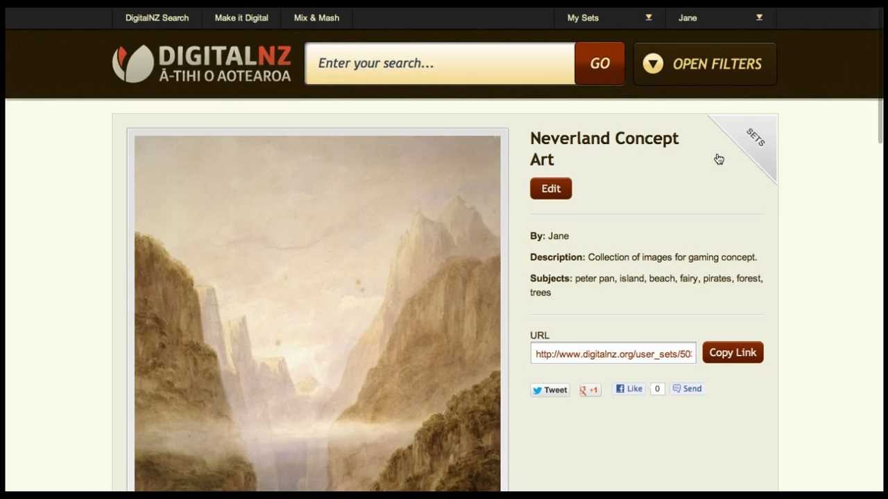 How To Make Digitalnz Sets Youtube