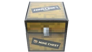 Minechest March/April 2017 Redstone Cave Minecraft Subscription Box Unboxing Review