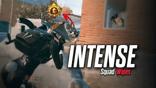 🤯Intense Squad Wipes In Conqueror Lobby💀 60 FPS Smoothness...