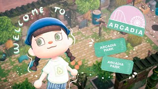 Let's build and abandoned amusement park 🎢🎡 | speed build | Animal Crossing: New Horizons