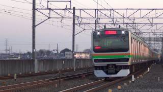 JRE231系U16編成 4534Y 快速 宇都宮行き JR東北本線 古河駅