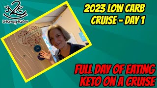 Full day of eating Keto on a cruise | 2023 Low carb cruise | Royal Caribbean Allure of the Seas