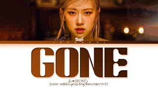 ROSÉ 'Gone' Lyrics (로제 Gone 가사) (Color Coded Lyrics)