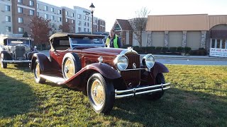 Pre War Cars Driving In Packard,LaSalle,Studebaker,Ford and Buick 2020 AACA Special Fall Nat Video 6