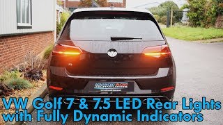 VW Golf 7 & 7.5 Matrix LED & Dynamic Indicator TailLight Retrofit