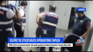 SİLİFKE'DE UYUŞTURUCU OPERASYONU DÜZENLENDİ   14 01 2021