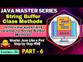 #36 String Buffer Class Methods in Java Part-6 | Interview Questions Related to String Buffer Method