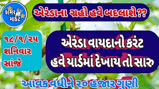 💥એરંડામાં તેજી? 💥  18-1-2025 | આજના બજાર ભાવ | એરંડા નો ભાવ | commodity Trend #arenda