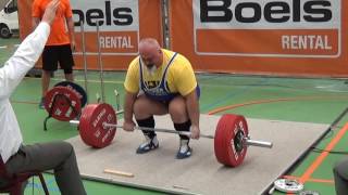 WDFPF European Championships Single Lift Deadlift 2016