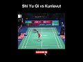 Shi Yu Qi vs. Kunlavut Vitidsarn | Spectacular Badminton Showdown!