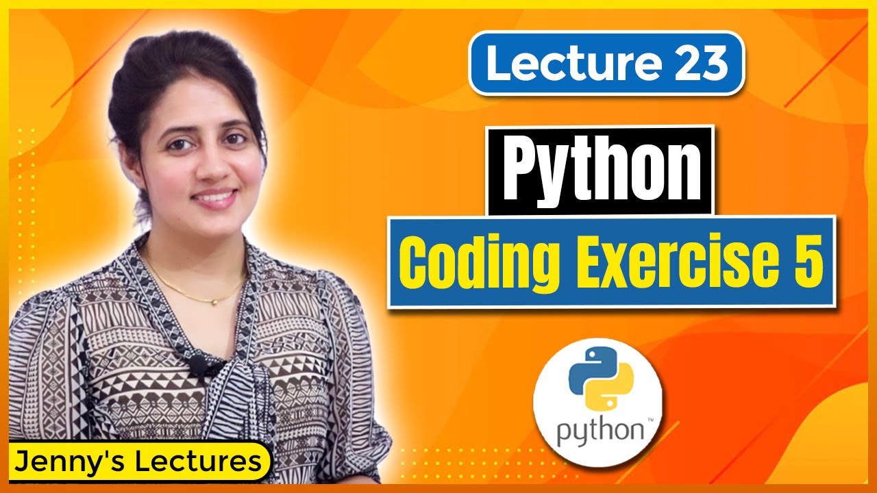 Coding Exercise For Beginners In Python Exercise 5 Python For