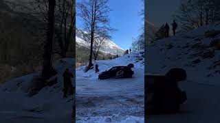 Kalle Rovampera insane car control,  test for Monte carlo rally 2025 #wrc #toyota #shorts #kalle #R1