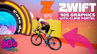 Zwift Switch to '90s Graphics with NEW Climb Portal Feature!