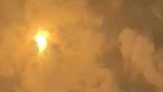 Patriot Missile system intercepting incoming missiles over Riyadh Saudi Arabia