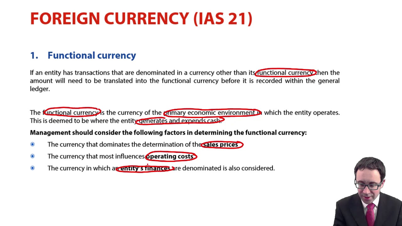 SOLUTION: Foreign Currency ?? (IAS 21) Studypool, 54% OFF