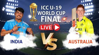 🔴 Live: India vs Australia U19 Final 2024 | CricVortexLive#cricketlive