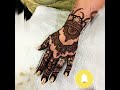 Floral back hand 🤚 mehandi design. Stylish back hand mehandi design