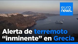 Santorini está en alerta por un terremoto \