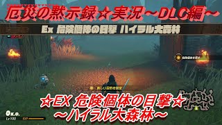 ゼルダ無双厄災の黙示録 DLC 古代の鼓動 実況☆EX 危険個体の目撃 ハイラル大森林※白銀のモリブリン