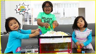 DIY Science Experiment For Kids Rainstorm and Baking Soda and Vinegar!!!