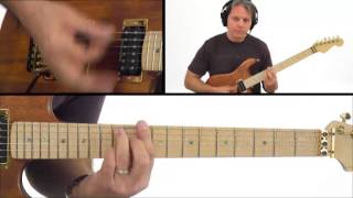 Latin Rock Rhythm - #29 Fingerboard Area 2 - Guitar Lesson - Brad Carlton