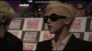 [HD] 121130 MAMA - GD reaction during GaIn performance