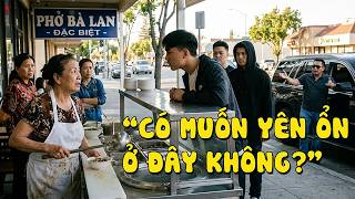 Bà Lão Việt Bị Băng Nhóm Bảo Kê Ở Mỹ Đe Dọa, Nhưng Chỉ Một Câu Nói Khiến Tất Cả Sợ Hãi Xin Tha Thứ