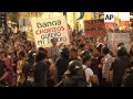 arrests during spanish bank protest