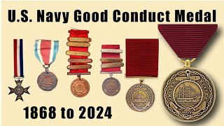 U.S. Navy Good Conduct Medal (NGCM) The story of America's 2d oldest military medal & with Displays