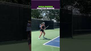 GREAT PAULA BADOSA PRACTICE SESSION #tennis #shorts