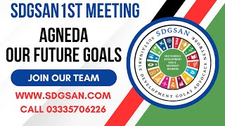 SDGsAN Vision -Management Meeting  || How SDGsAN will Move for SDGs achievement || Join Our Team