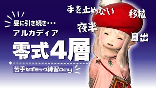 【FF14/Gaia】床そうじを卒業したい！アルカディア零式4層練習🥳移植・夜半・日出練習～【黄金のレガシー】