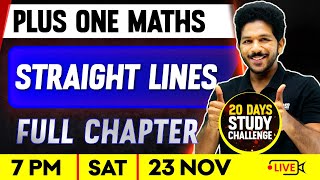 Plus One Maths | Straight Lines  | Full Chapter | Exam Winner Plus One