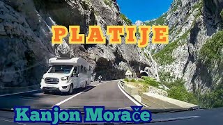 PLATIJE‼️Kanjon Morače🏞️Vožnja kanjonom🚗