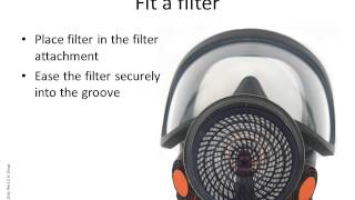 How to use the Sundstrom SR200 full face respirator