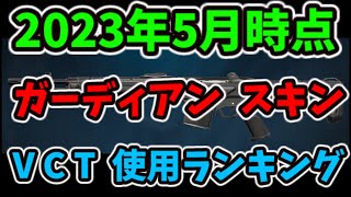 [2023/5] ヴァロラント VCT ガーディアン スキンランキング [VALORANT]