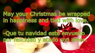 frases de navidad en ingles y español 2024 2025 parte 1 de 4