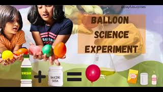 👩‍🔬DIY Science Experiment with BALLOON that BURST with MAGIC⚗️🧫🧪