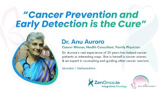 Anu Aurora | Healing Circle Talks | ZenOnco.io and Love Heals Cancer