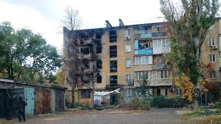 Донецк. Не большое видео как живут люди в Петровском районе. Октябрь 2022.