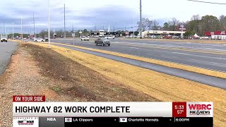 Highway 82 work complete in west Alabama