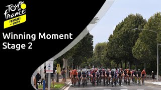 Stage 2 highlights: Winning moment - Tour de France Femmes 2022